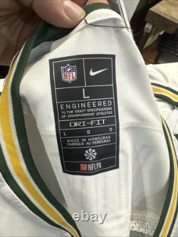 Men's Green Bay Packers Jordan Love #10 Nike White Vapor Limited Jersey