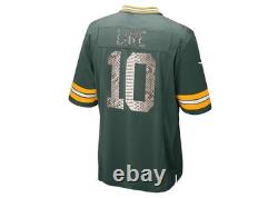 Men's Green Bay Packers Jordan Love Nike Game Python Jersey Green