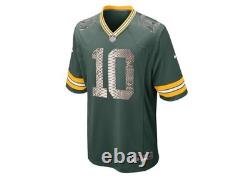 Men's Green Bay Packers Jordan Love Nike Game Python Jersey Green