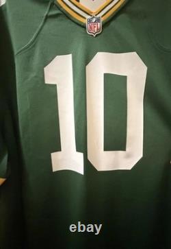 Men's Green Bay Packers Jordan Love Nike Green Player Game Jersey New With Tags