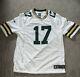 Men's Green Bay Packers Nike White Game Jersey Davante Adams #17 Size Xl