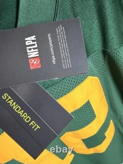 Men's Size 44 Aaron Rodgers Throwback Green Bay Packers Nike Vapor Elite Jersey