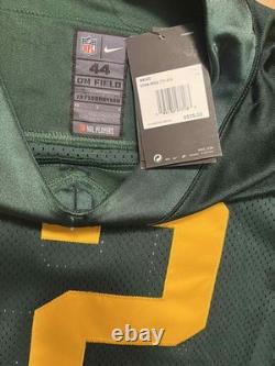 Men's Size 44 Aaron Rodgers Throwback Green Bay Packers Nike Vapor Elite Jersey