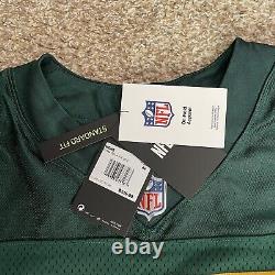 Men's Size 44 Aaron Rodgers Throwback Green Bay Packers Nike Vapor Elite Jersey