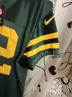 Men's Size 44 Aaron Rodgers Throwback Green Bay Packers Nike Vapor Elite Jersey