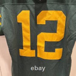 Men's Size 44 Aaron Rodgers Throwback Green Bay Packers Nike Vapor Elite Jersey