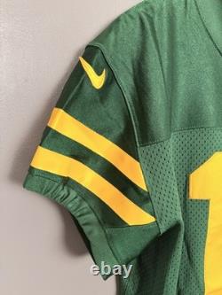 Men's Size 44 Aaron Rodgers Throwback Green Bay Packers Nike Vapor Elite Jersey