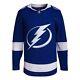 Men's Tampa Bay Lightning Adidas Royal Home Primegreen Authentic Jersey 52 Nwt