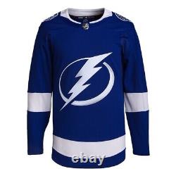 Men's Tampa Bay Lightning adidas Royal Home Primegreen Authentic Jersey 52 NWT