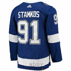 Men's adidas Steven Stamkos Blue Tampa Bay Lightning Home Captain Patch