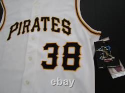 Mens 48 Jason Bay Pittsburgh Pirates Majestic Authentic Sewn jersey signed NWT