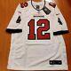 Mens Nike Tom Brady Tampa Bay Buccaneers White On-field Nfl Game Jersey Sz. L Nwt