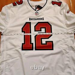 Mens Nike Tom Brady Tampa Bay Buccaneers White On-Field NFL Game Jersey sz. L NWT