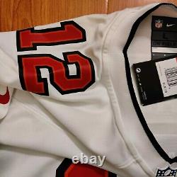 Mens Nike Tom Brady Tampa Bay Buccaneers White On-Field NFL Game Jersey sz. L NWT