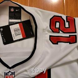 Mens Nike Tom Brady Tampa Bay Buccaneers White On-Field NFL Game Jersey sz. L NWT