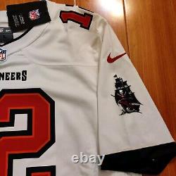 Mens Nike Tom Brady Tampa Bay Buccaneers White On-Field NFL Game Jersey sz. L NWT