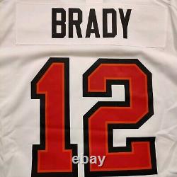 Mens Nike Tom Brady Tampa Bay Buccaneers White On-Field NFL Game Jersey sz. L NWT