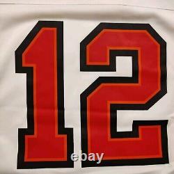 Mens Nike Tom Brady Tampa Bay Buccaneers White On-Field NFL Game Jersey sz. L NWT