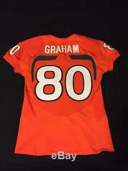Miami Hurricanes Game Worn Jersey Jimmy Graham NFL Green Bay Packers New Orleans