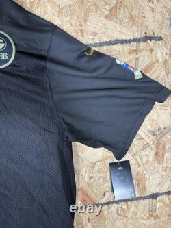 Micah Parsons Green Bay Packers Black Breast Cancer Salute To Service 3XL Jersey