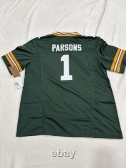 Micah Parsons Green Bay Packers Jersey #1 Adult XL