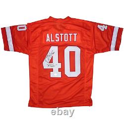 Mike Alstott Autographed Tampa Bay (Throwback Creamsicle #40) Custom Jersey with