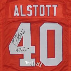 Mike Alstott Autographed Tampa Bay (Throwback Creamsicle #40) Custom Jersey with