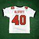Mike Alstott Reebok Tampa Bay Buccaneers Authentic On-field Eqt White Jersey