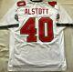 Mike Alstott Tampa Bay Buccaneers 2002 Authentic Reebok White Stitched 40 Jersey
