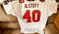 Mike Alstott Tampa Bay Buccaneers 2002 authentic Reebok white stitched XL jersey