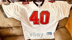 Mike Alstott Tampa Bay Buccaneers 2002 authentic Reebok white stitched XL jersey