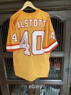 Mike Alstott Tampa Bay Buccaneers Logo Athletic autographed Jersey