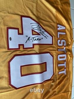 Mike Alstott Tampa Bay Buccaneers Logo Athletic autographed Jersey