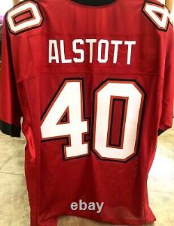 Mike Alstott Tampa Bay Buccaneers authentic Reebok red stitched LARGE #40 jersey