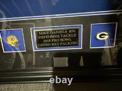 Mike Daniels Framed Officially Licensed Pro Bowl Packers Jersey