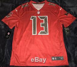 Mike Evans Tampa Bay Buccaneers Red Color Rush Legend Jersey RARE XL