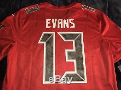 Mike Evans Tampa Bay Buccaneers Red Color Rush Legend Jersey RARE XL