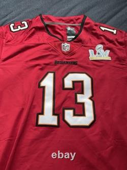 Mike Evans Tampa Bay Buccaneers SB LV Patch Jersey Men's Size L