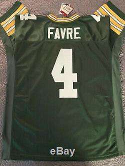 Mitchell And Ness NFL Authentic Jersey Green Bay Packers Brett Favre Size 52 2XL