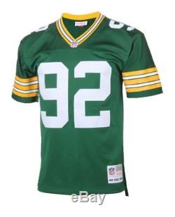 Mitchell & Ness 1996 Reggie White #92 NFL Green Bay Packers Green Replica Jersey