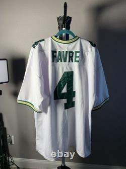 Mitchell & Ness Green Bay Packers 1996 Brett Favre Authentic White Legacy Jersey