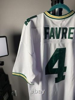 Mitchell & Ness Green Bay Packers 1996 Brett Favre Authentic White Legacy Jersey