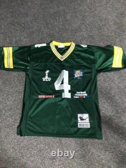 Mitchell Ness Green Bay Packers #4, Throwback SuperBowl Champs Jersey XL