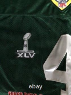 Mitchell Ness Green Bay Packers #4, Throwback SuperBowl Champs Jersey XL