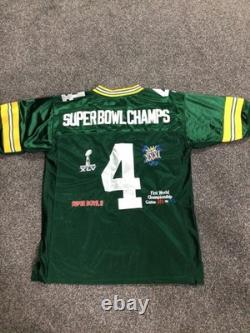 Mitchell Ness Green Bay Packers #4, Throwback SuperBowl Champs Jersey XL