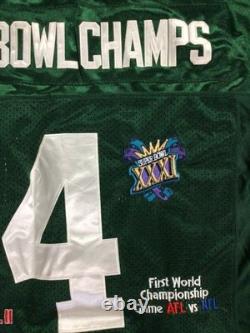 Mitchell Ness Green Bay Packers #4, Throwback SuperBowl Champs Jersey XL