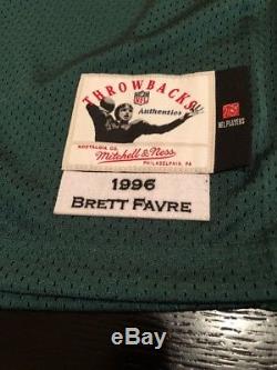 Mitchell & Ness Green Bay Packers Authentic Size 36 Small Brett Farve Jersey Nwt