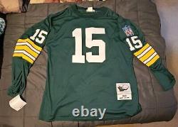 Mitchell & Ness Green Bay Packers Bart Starr #15 Throwback Jersey Mens Size 50