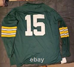 Mitchell & Ness Green Bay Packers Bart Starr #15 Throwback Jersey Mens Size 50