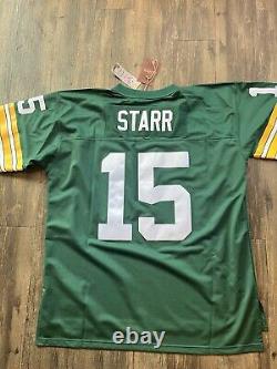 Mitchell & Ness Green Bay Packers Bart Starr 1969 Legacy Jersey, Green 2XB